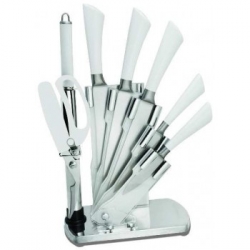 Schäfer 7-tlg. Edelsthl-Messerset-weiß